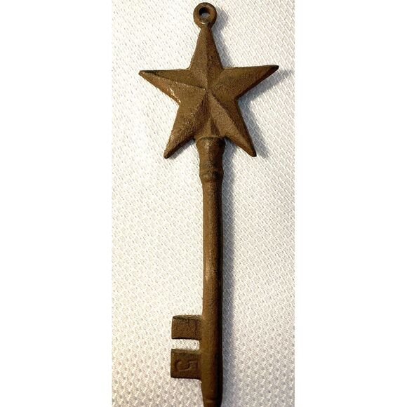 Four Western Key solid Cast Iron features a horse, horseshoe, boot and star - Picture 8 of 8